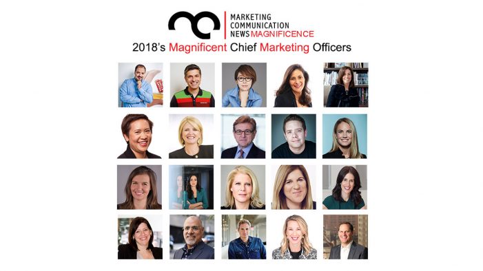 MarComm’s Magnificence – 2018’s Magnificent Chief Marketing Officers