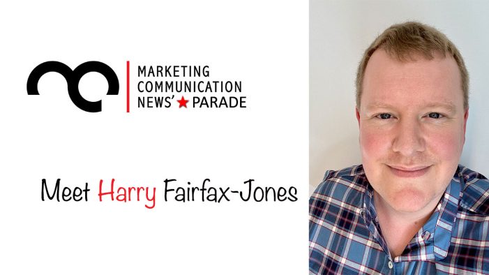 MarComm’ Star Parade: Meet Harry Fairfax-Jones